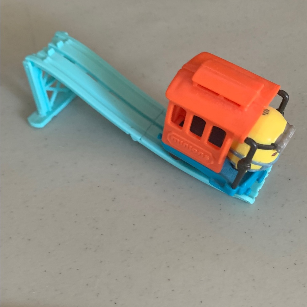Minions Toy Train on Track